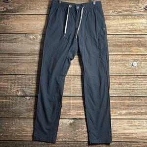 Vuori Mens Small Ripstop Pants Zip Pocket Gray
